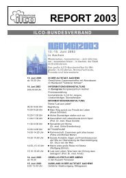 REPORT 2003 - Deutsche Ilco