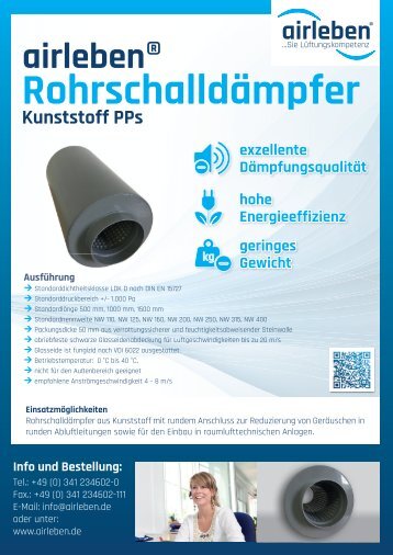 airleben Rohrschalldämpfer PPs Flyer