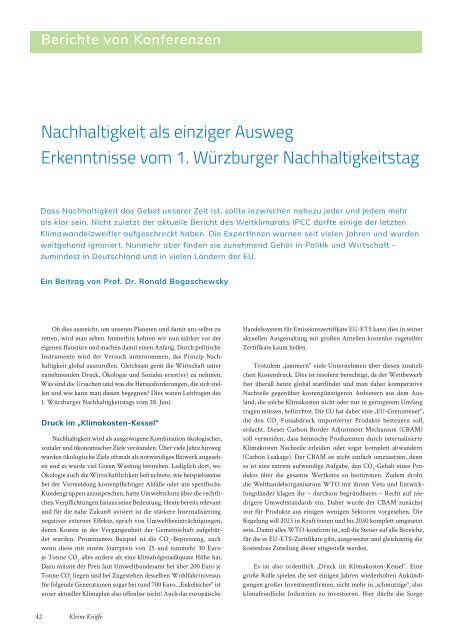 Das betriebliche Magazin für nachhaltige Beschaffung, Ausgabe Oktober 2022