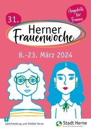 Programmheft der 31. Herner Frauenwoche 2024