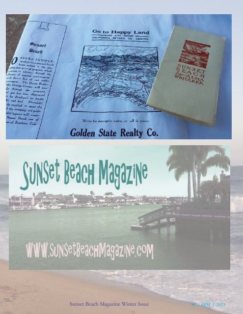 Sunset Beach Magazine Winter 2024