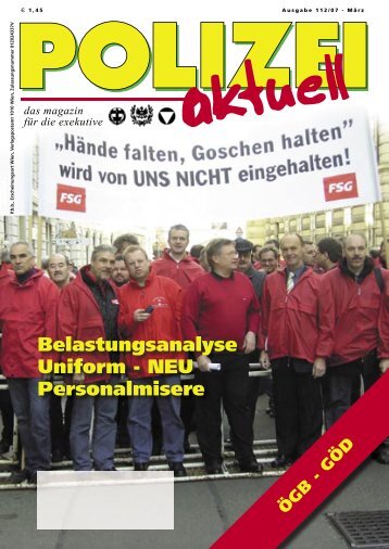 Belastungsanalyse Uniform - NEU Personalmisere - FSG