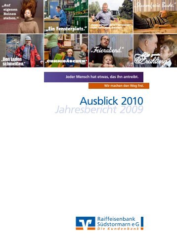 Jahresbericht 2009 - Raiffeisenbank Südstormarn Mölln eG