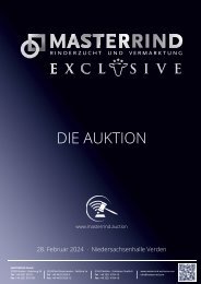 Katalog MASTERRIND EXCLUSIVE - DIE AUKTION 2024 in Verden