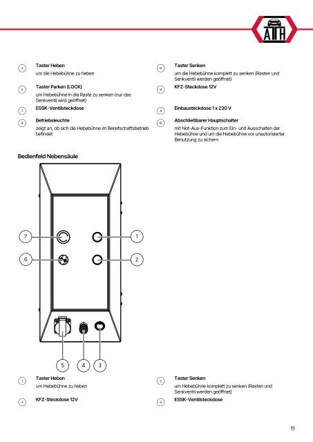 ATH-Heinl 2-post lift ATH Matrix Lift 2.65/2.75XL