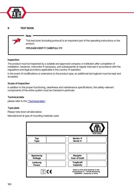 ATH-Heinl 2-post lift ATH Matrix Lift 2.65/2.75XL