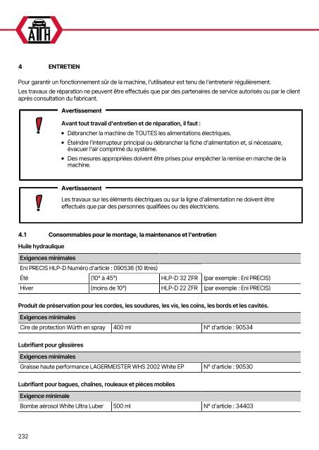 ATH-Heinl 2-post lift ATH Matrix Lift 2.65/2.75XL