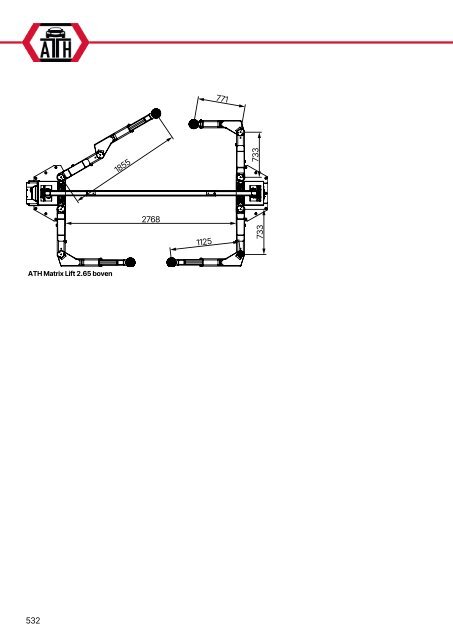 ATH-Heinl 2-post lift ATH Matrix Lift 2.65/2.75XL