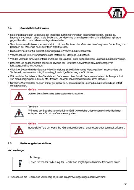 ATH-Heinl 2-post lift ATH Matrix Lift 2.65/2.75XL