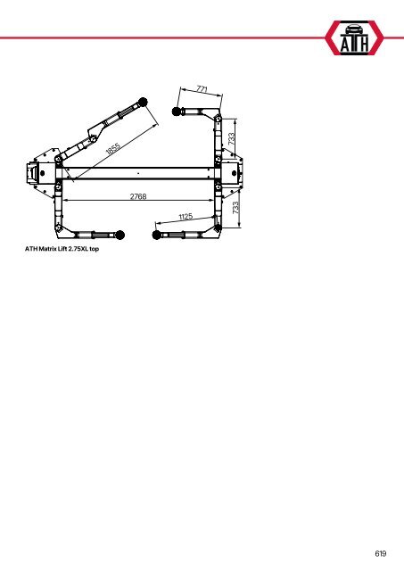 ATH-Heinl 2-post lift ATH Matrix Lift 2.65/2.75XL