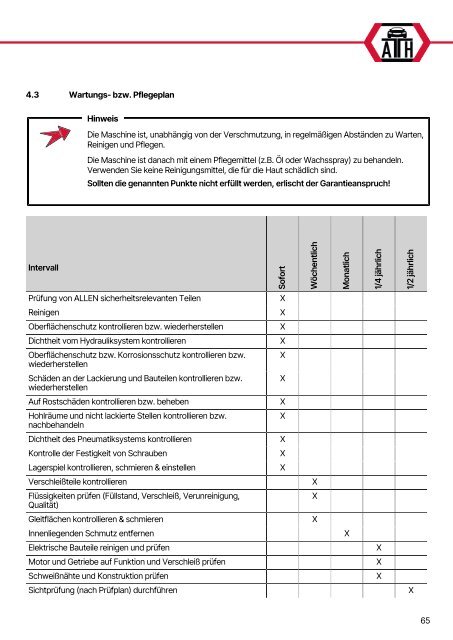 ATH-Heinl 2-post lift ATH Matrix Lift 2.65/2.75XL