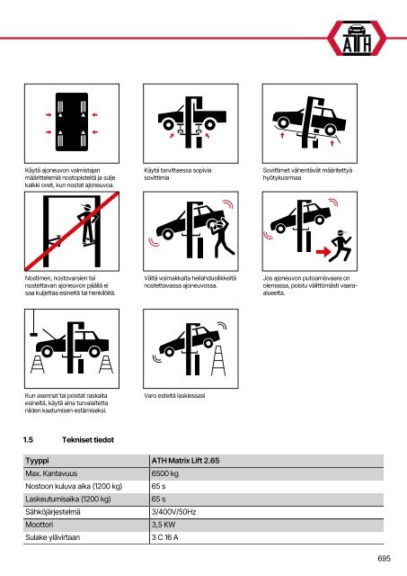 ATH-Heinl 2-post lift ATH Matrix Lift 2.65/2.75XL