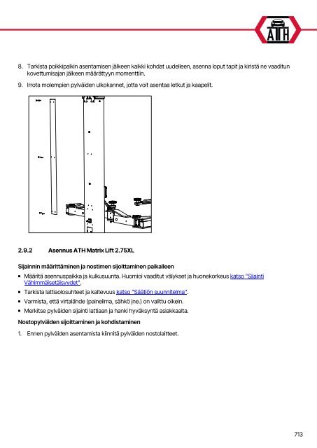 ATH-Heinl 2-post lift ATH Matrix Lift 2.65/2.75XL