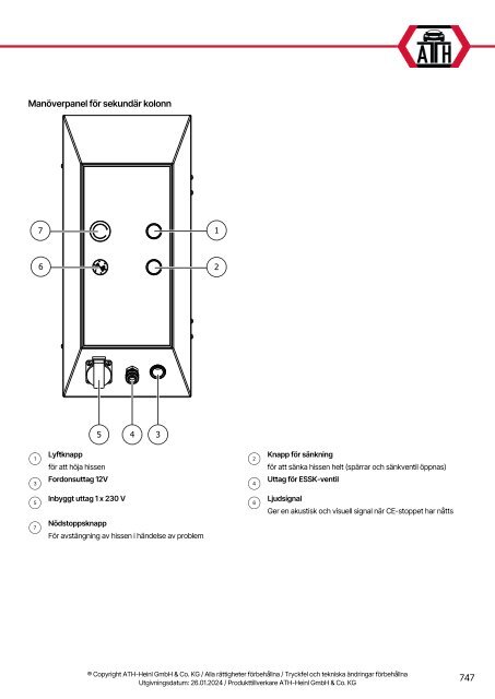 ATH-Heinl 2-post lift ATH Matrix Lift 2.65/2.75XL