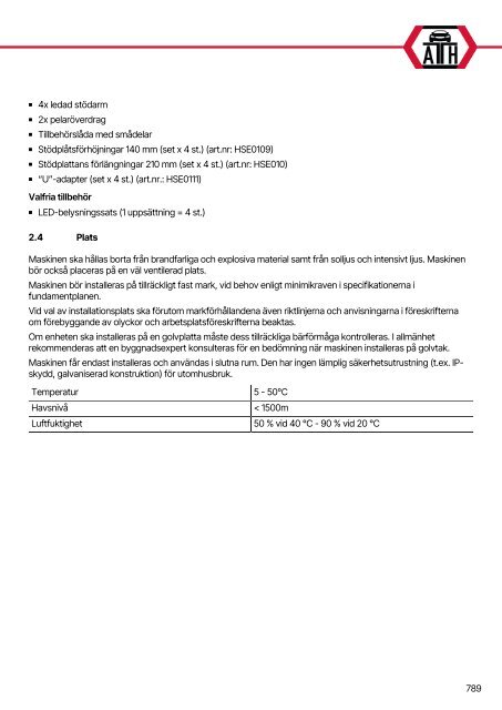 ATH-Heinl 2-post lift ATH Matrix Lift 2.65/2.75XL