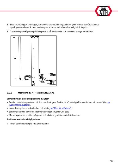 ATH-Heinl 2-post lift ATH Matrix Lift 2.65/2.75XL