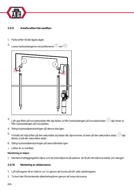 ATH-Heinl 2-post lift ATH Matrix Lift 2.65/2.75XL