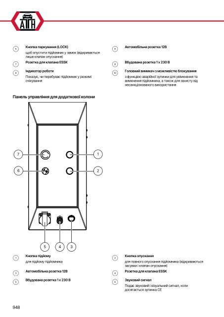 ATH-Heinl 2-post lift ATH Matrix Lift 2.65/2.75XL