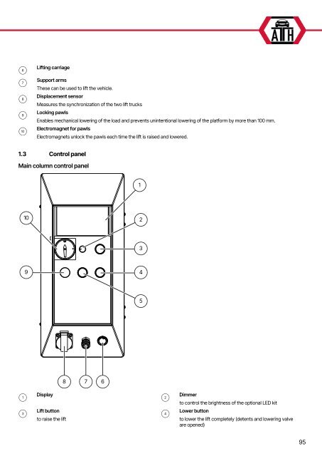 ATH-Heinl 2-post lift ATH Matrix Lift 2.65/2.75XL