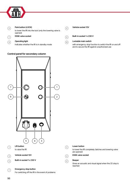 ATH-Heinl 2-post lift ATH Matrix Lift 2.65/2.75XL