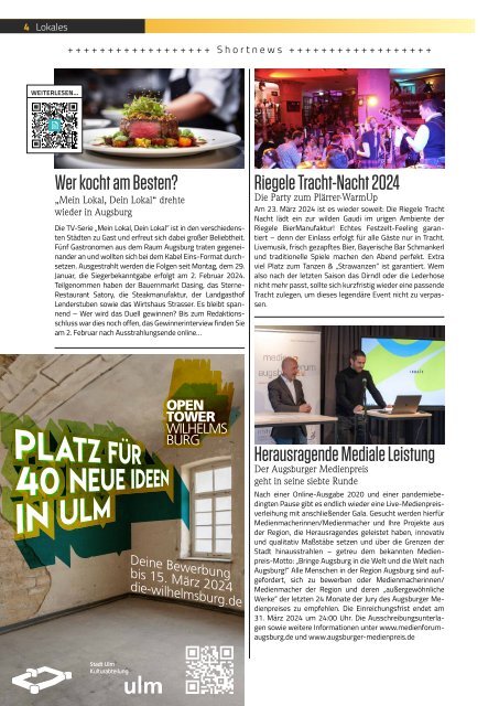 TRENDYone | Das Magazin – Augsburg – Februar 2024