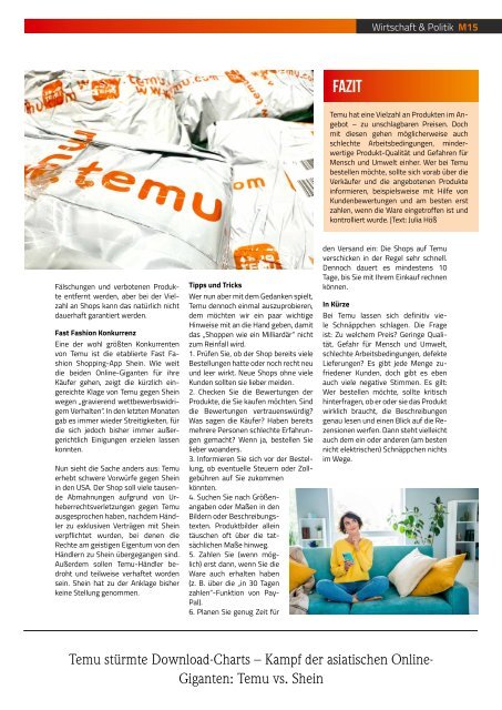 TRENDYone | Das Magazin – Ulm – Februar 2024
