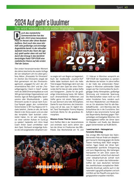 TRENDYone | Das Magazin – Ulm – Februar 2024