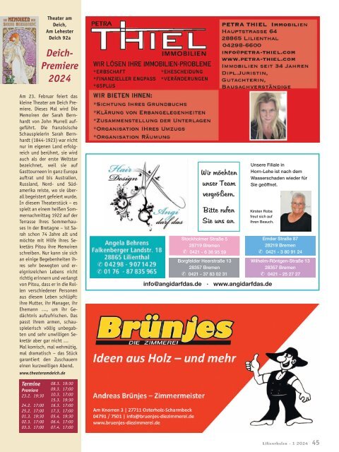 Lilienthaler - Das Magazin 1-2024