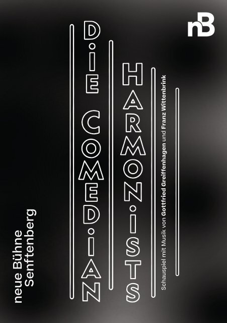 Comedian Harmonists • Programmheft
