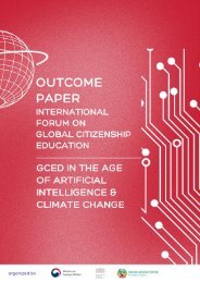 Outcome Paper - International Forum on Global Citizenship Education