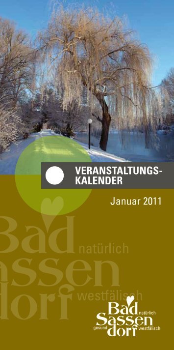 Januar 2011 - Tagungs- und Kongresszentrum Bad Sassendorf