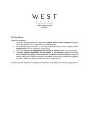The Dyson Library T&Cs