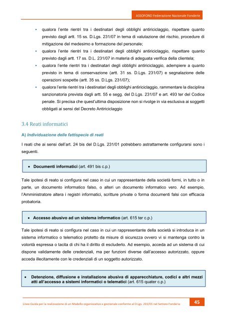 Linee Guida 231Terza edizione