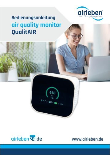 airleben air quality monitor qualitAIR Bedienungsanleitung