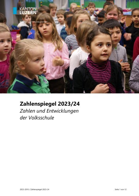 Zahlenspiegel 2023/24