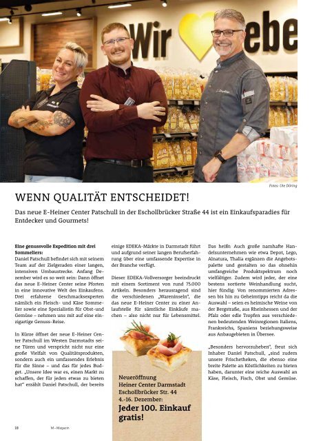 M das Magazin für Wirtschaft und Gesellschaft - Darmstadt No. 01 2024