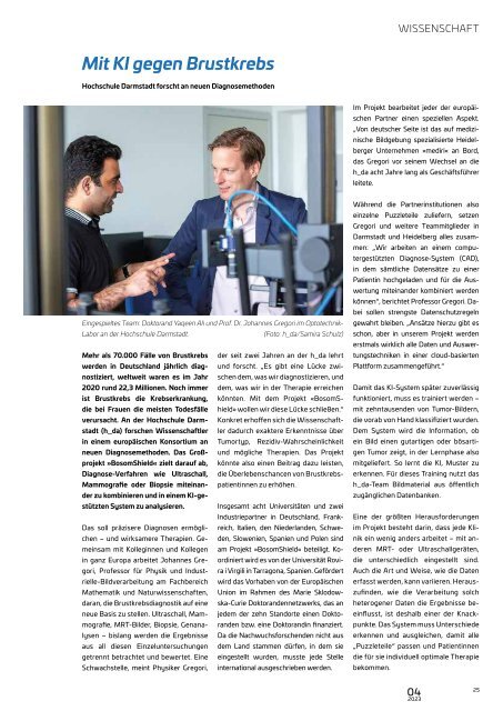 M das Magazin für Wirtschaft und Gesellschaft - Darmstadt No. 01 2024