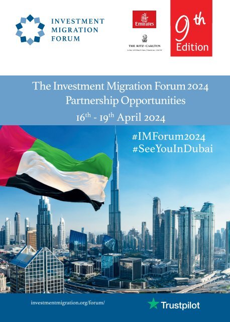 The Investment Migration Forum 2024 Partnership Brochure