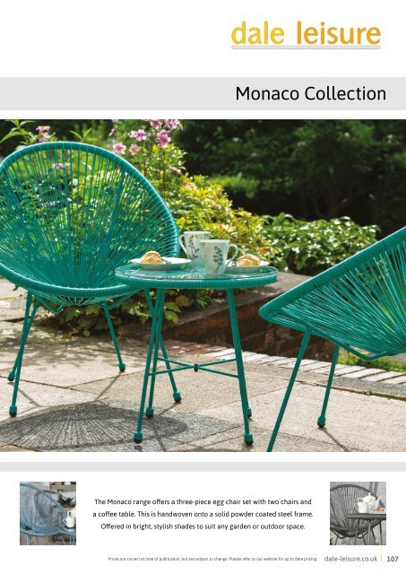 Dale Leisure 2024 Outdoor Furniture Brochure