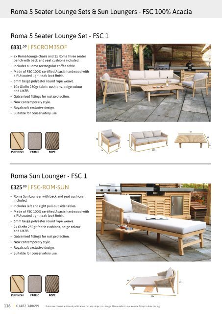 Dale Leisure 2024 Outdoor Furniture Brochure