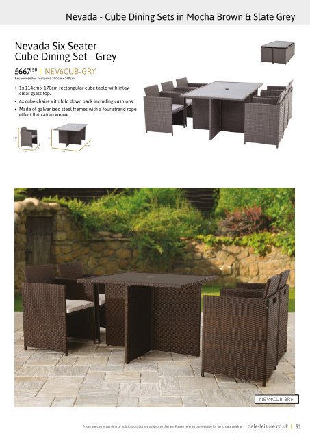 Dale Leisure 2024 Outdoor Furniture Brochure