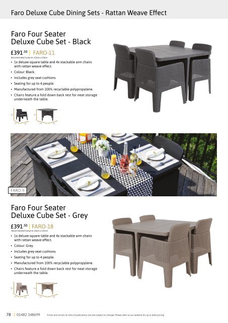 Dale Leisure 2024 Outdoor Furniture Brochure