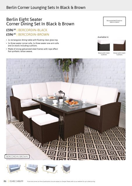 Dale Leisure 2024 Outdoor Furniture Brochure