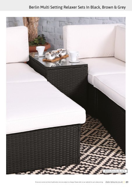 Dale Leisure 2024 Outdoor Furniture Brochure