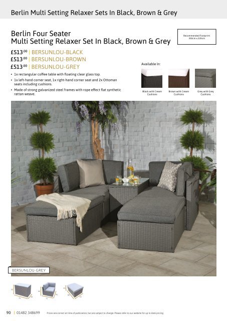 Dale Leisure 2024 Outdoor Furniture Brochure