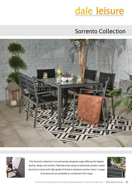 Dale Leisure 2024 Outdoor Furniture Brochure