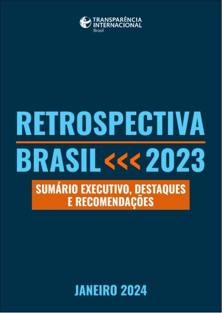 Retrospectiva Brasil 2023 - Sumário executivo