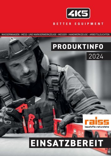 4K5 Werkzeuge Produktprogramm - Raiss