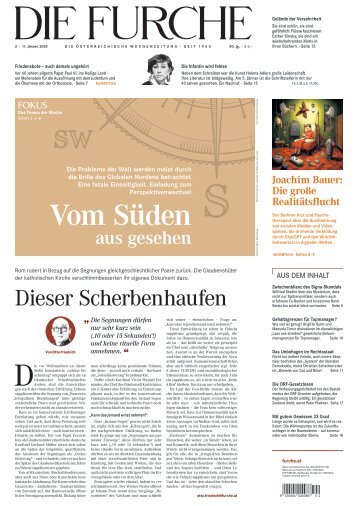 DIE FURCHE 11.01.2024