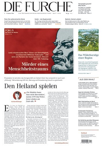 DIE FURCHE 18.01.2024